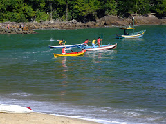 Fotos do evento Regata de canoas. Foto numero 3799190996. Fotografia da Pousada Pe na Areia, que fica em Boicucanga, próximo a Maresias, Litoral Norte de Sao Paulo (SP).