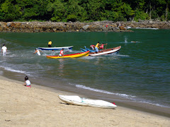 Fotos do evento Regata de canoas. Foto numero 3799190952. Fotografia da Pousada Pe na Areia, que fica em Boicucanga, próximo a Maresias, Litoral Norte de Sao Paulo (SP).